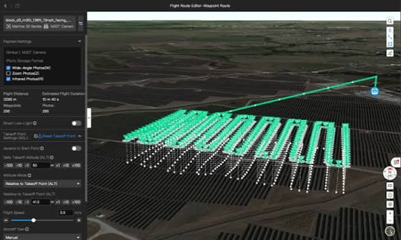 Vigilancia con Dock 3 en parque solar fotovoltaico