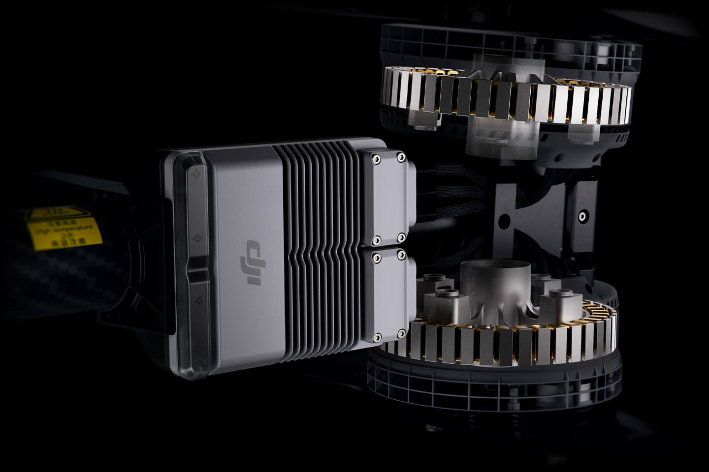 DJI Agras T100 sistema esparcido