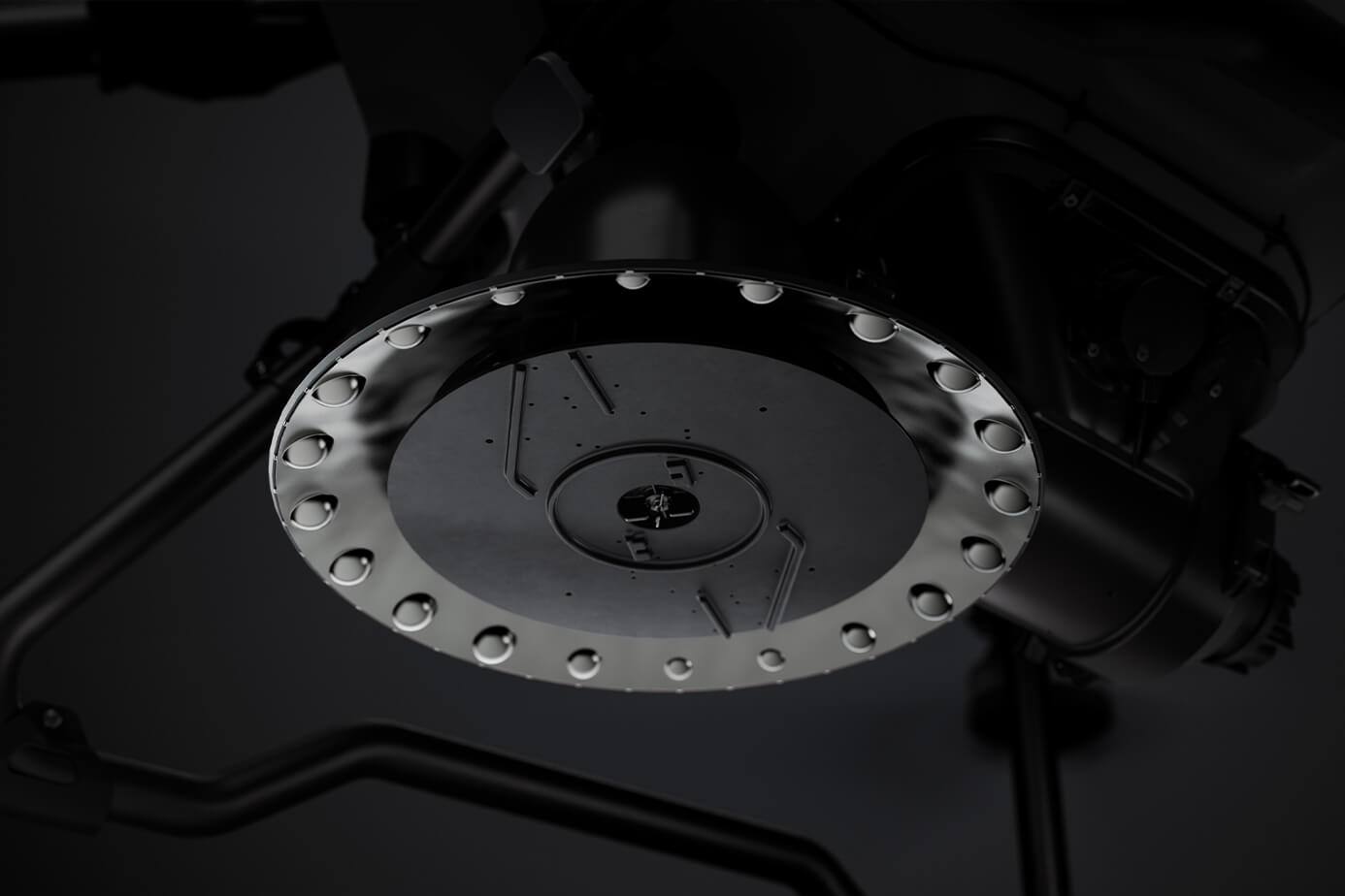 DJI Agras T100 vista superior