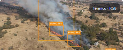 Detección de fuego y humo